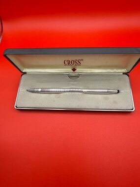 CROSS Sterling Silver Ballpoint Pen in Presentation Case